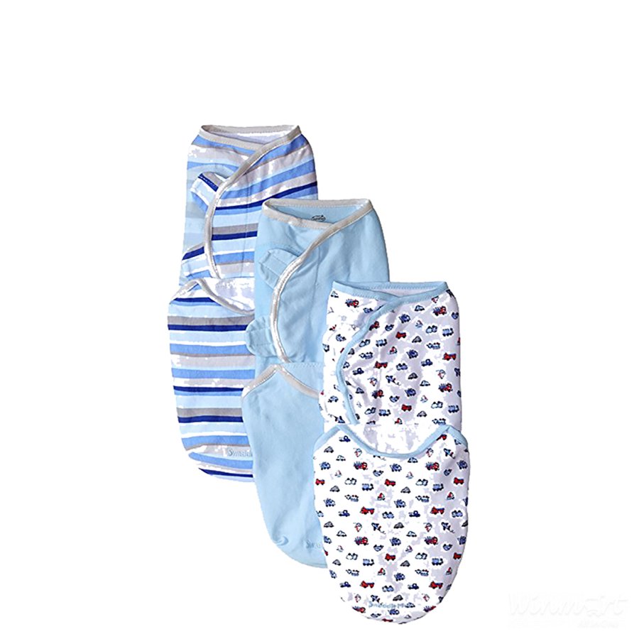 Set 3 chăn quấn SwaddleMe Boy Beep Beep size S hoặc size M Trang TMĐT